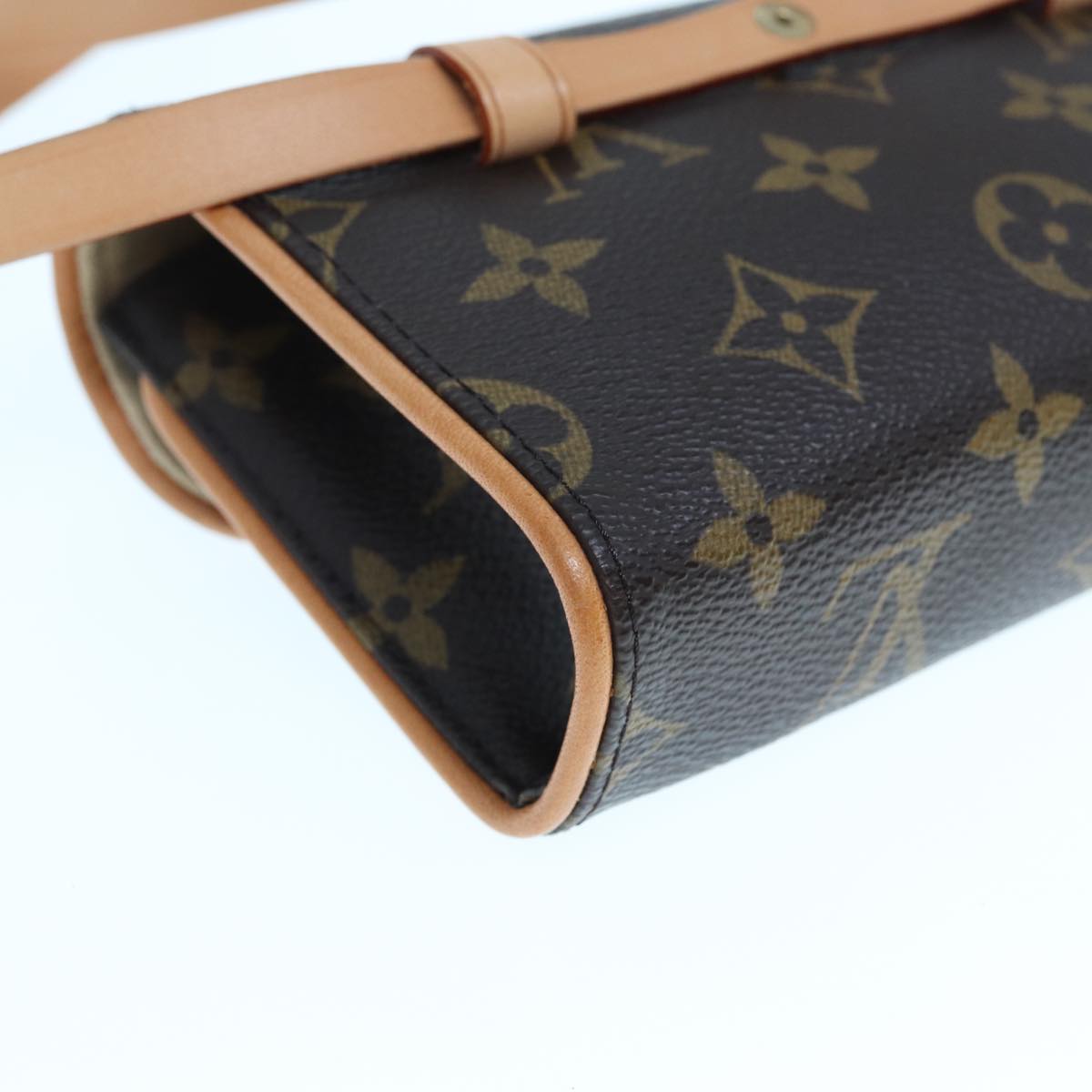 LOUIS VUITTON Monogram Pochette Florentine Waist bag M51855 LV Auth fm3455