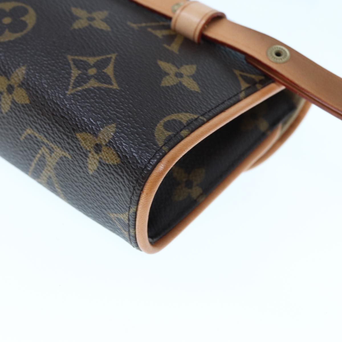 LOUIS VUITTON Monogram Pochette Florentine Waist bag M51855 LV Auth fm3455