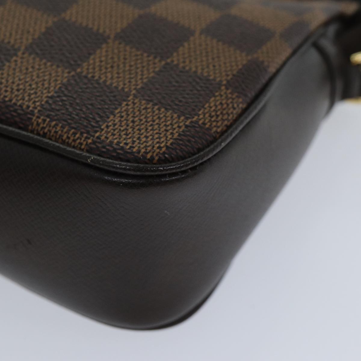 LOUIS VUITTON Damier Ebene Trousse Make Up Pouch N51982 LV Auth fm3456