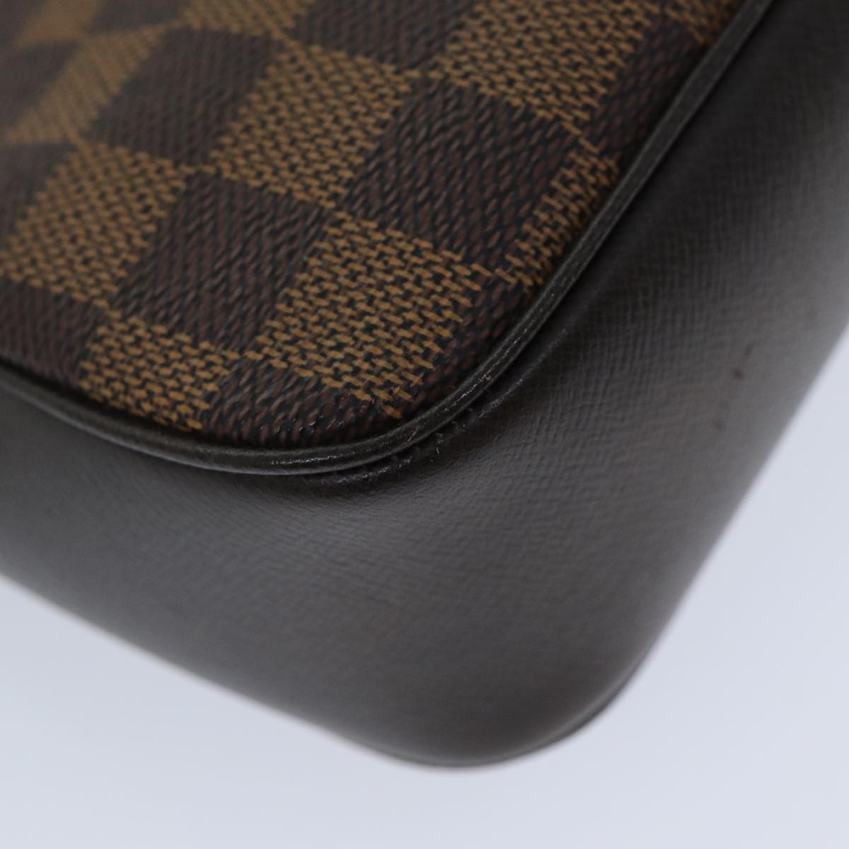 LOUIS VUITTON Damier Ebene Trousse Make Up Pouch N51982 LV Auth fm3456