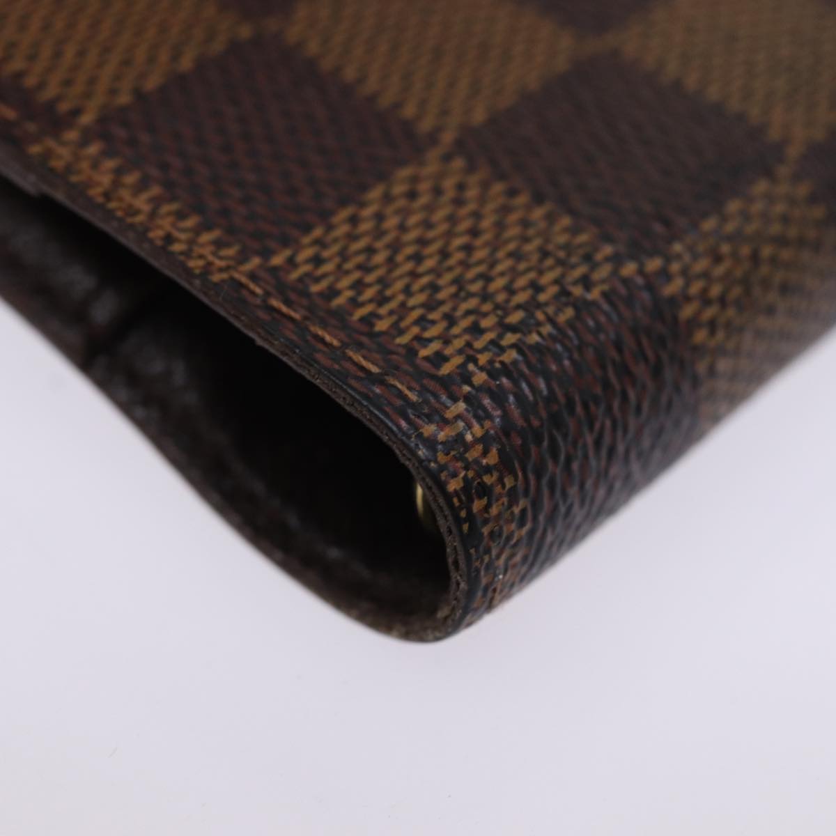 LOUIS VUITTON Damier Ebene Agenda PM Day Planner Cover R20700 LV Auth fm3479