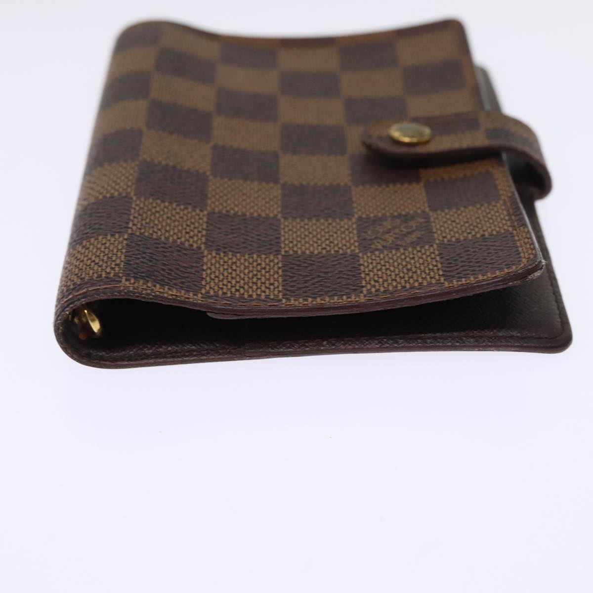 LOUIS VUITTON Damier Ebene Agenda PM Day Planner Cover R20700 LV Auth fm3479