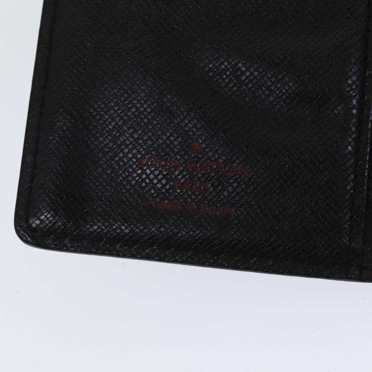 LOUIS VUITTON Epi Agenda PM Day Planner Cover Black R20052 LV Auth fm3483