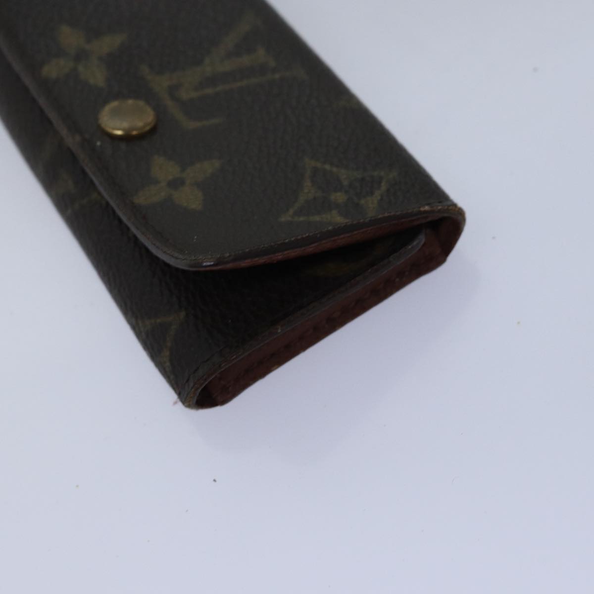 LOUIS VUITTON Monogram Key Case 8Set LV Auth fm3487