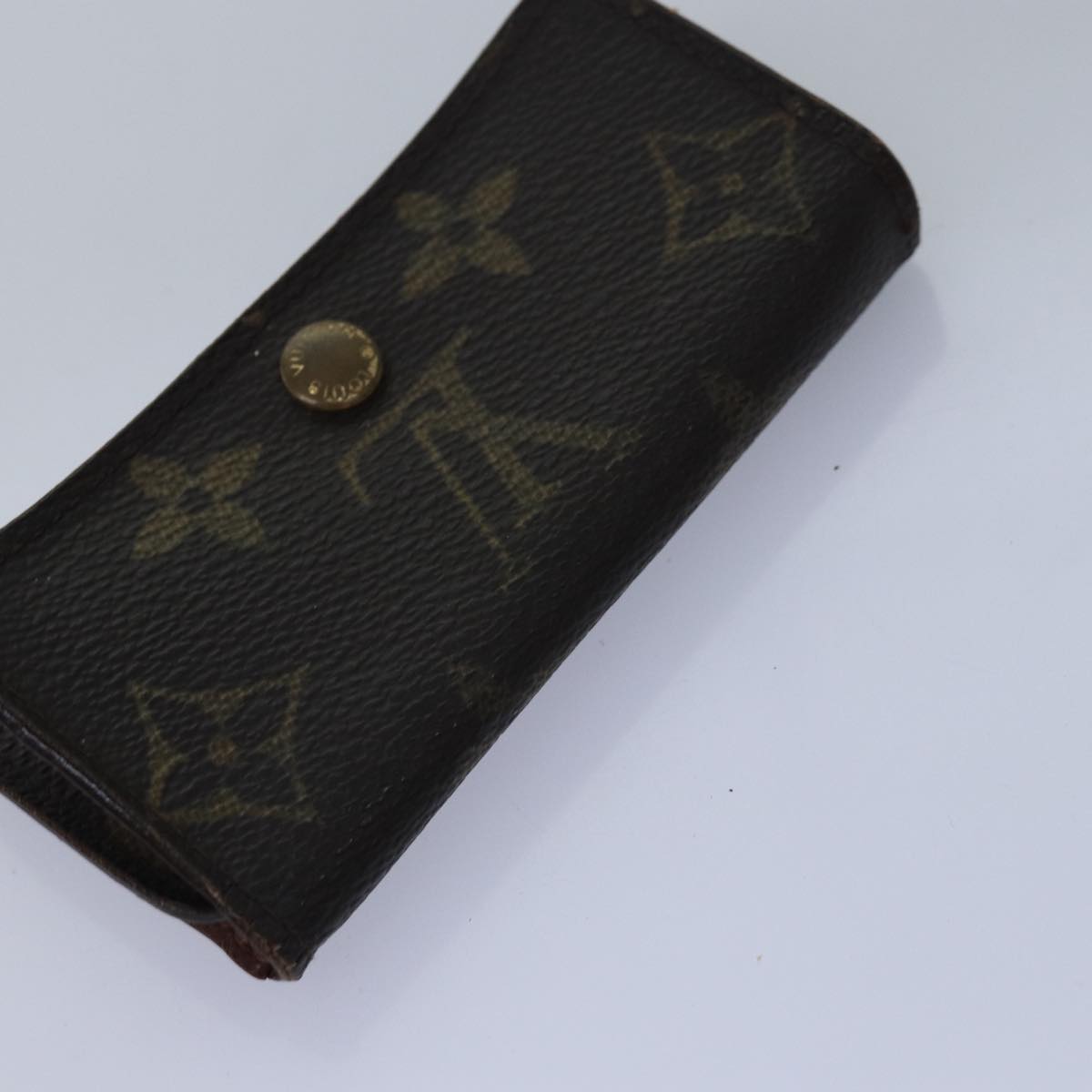 LOUIS VUITTON Monogram Key Case 8Set LV Auth fm3487