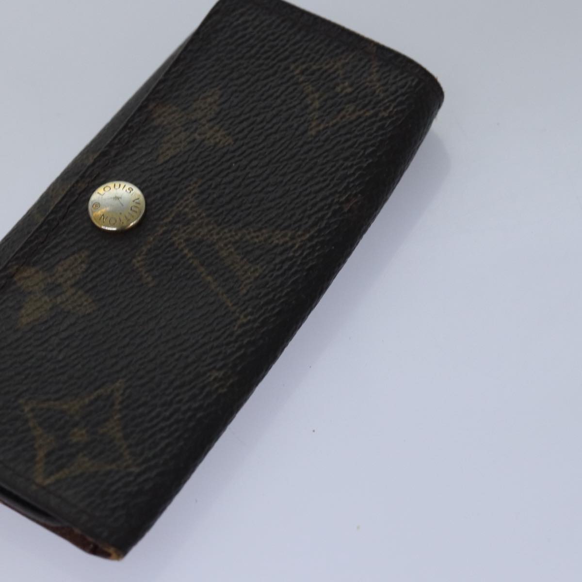 LOUIS VUITTON Monogram Key Case 8Set LV Auth fm3487