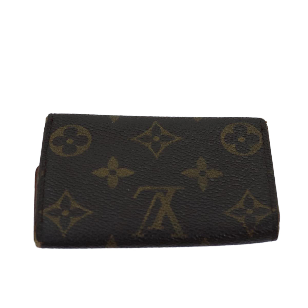 LOUIS VUITTON Monogram Key Case 8Set LV Auth fm3487