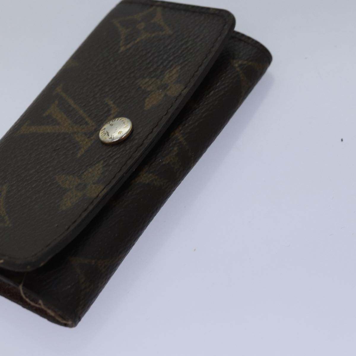 LOUIS VUITTON Monogram Key Case 8Set LV Auth fm3487