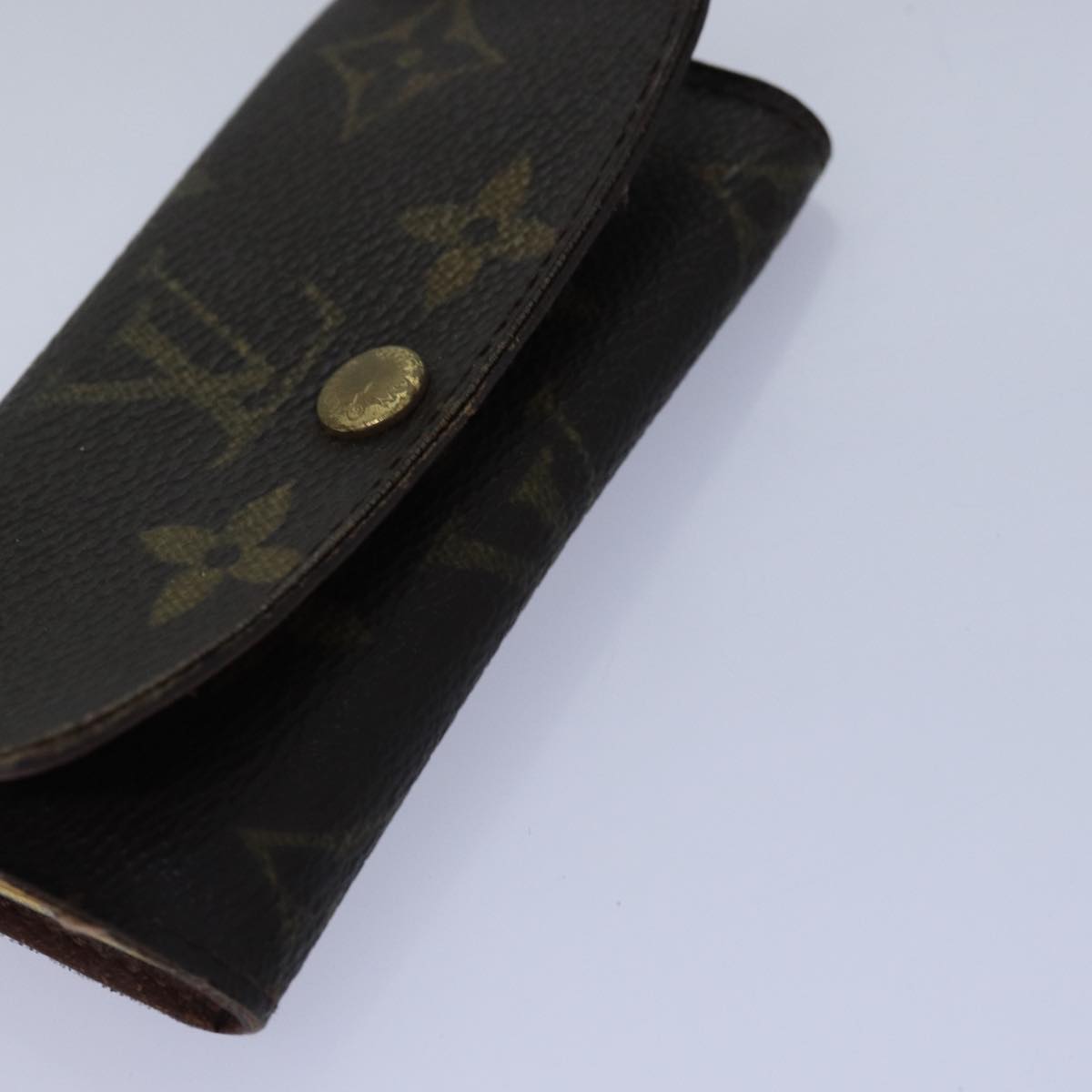 LOUIS VUITTON Monogram Key Case 8Set LV Auth fm3487