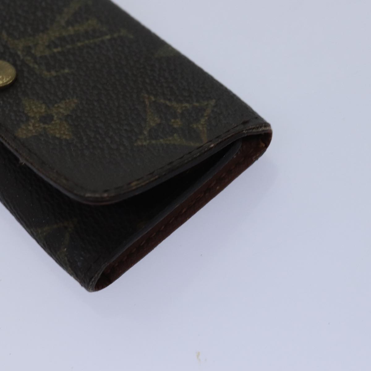 LOUIS VUITTON Monogram Key Case 8Set LV Auth fm3487