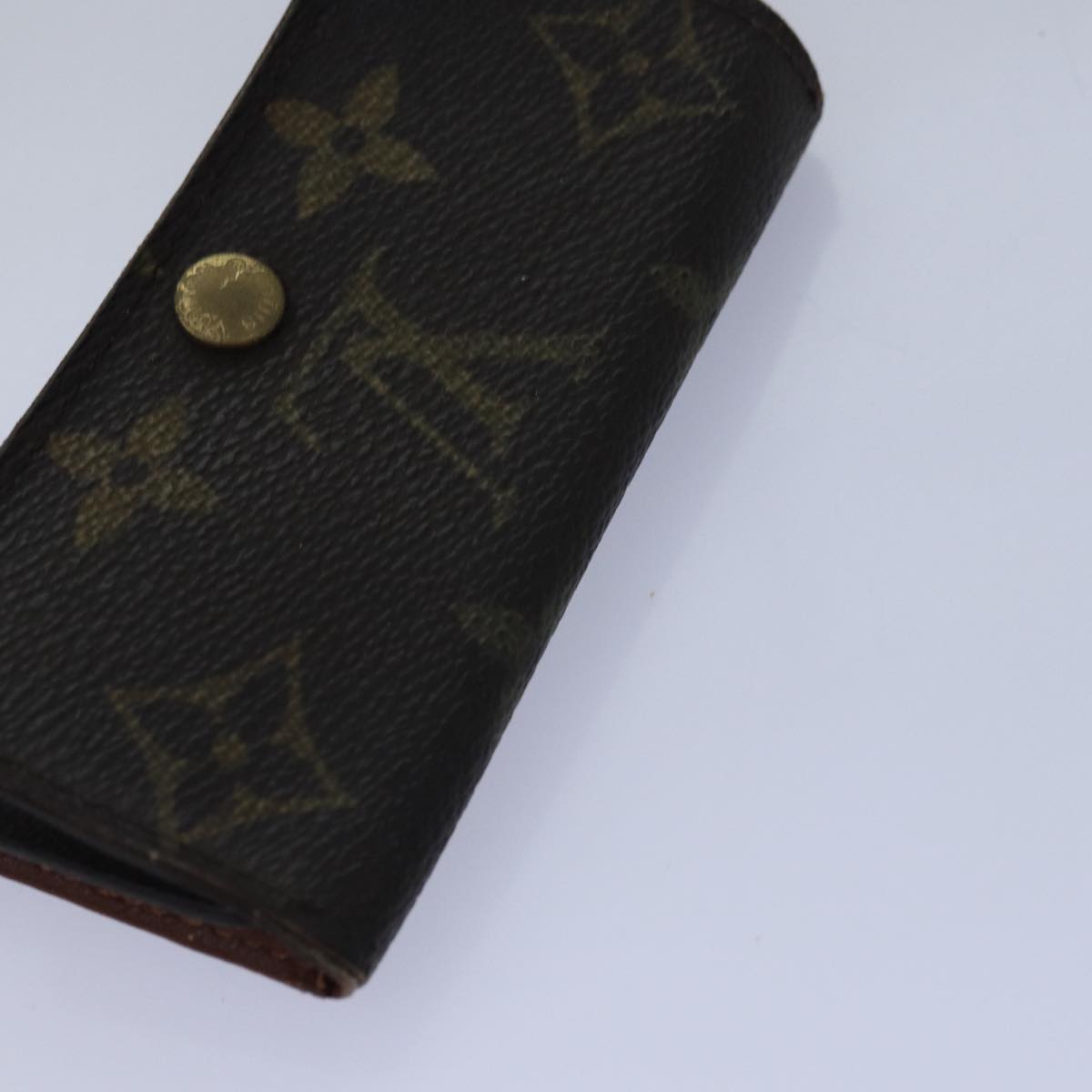 LOUIS VUITTON Monogram Key Case 8Set LV Auth fm3487