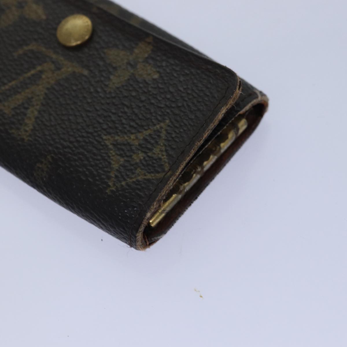 LOUIS VUITTON Monogram Key Case 8Set LV Auth fm3487