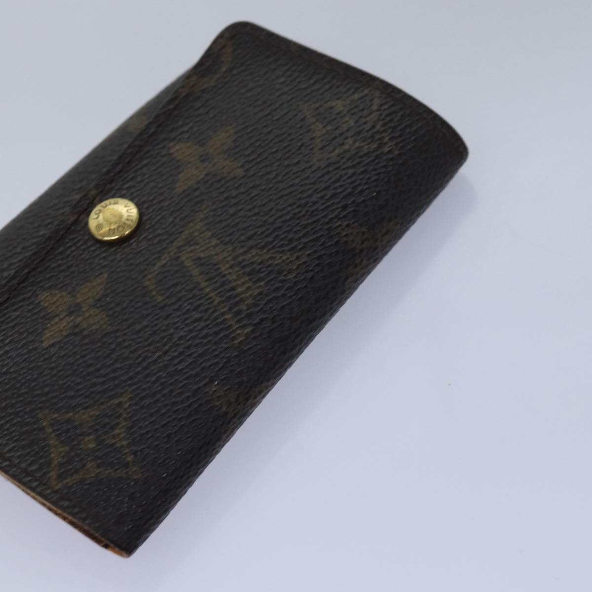 LOUIS VUITTON Monogram Key Case 8Set LV Auth fm3487