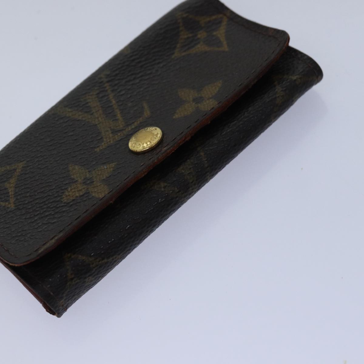 LOUIS VUITTON Monogram Key Case 8Set LV Auth fm3487