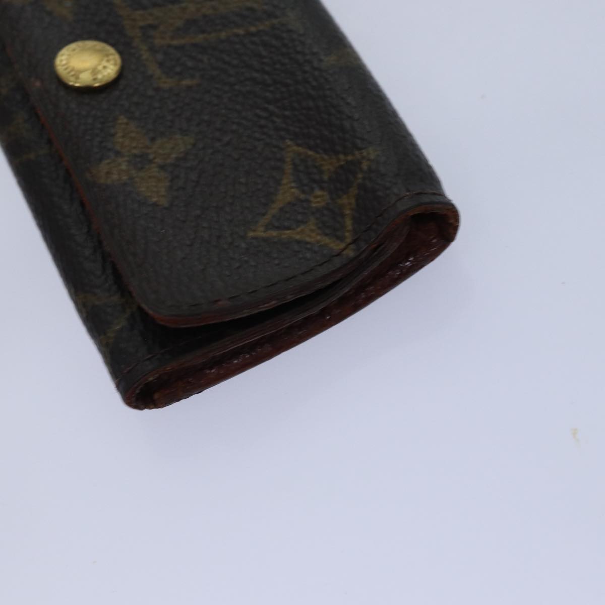 LOUIS VUITTON Monogram Key Case 8Set LV Auth fm3487