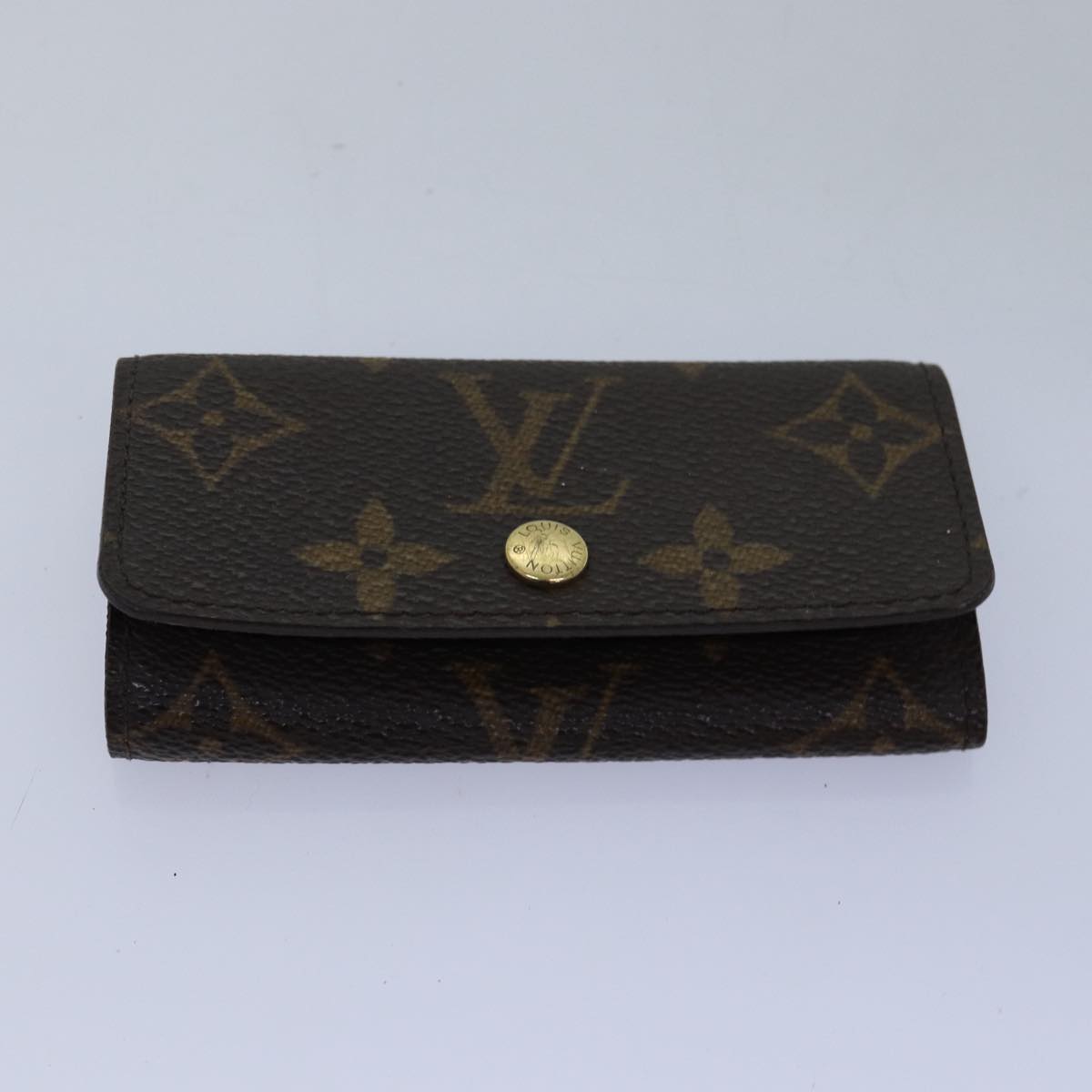 LOUIS VUITTON Monogram Key Case 4Set LV Auth fm3488