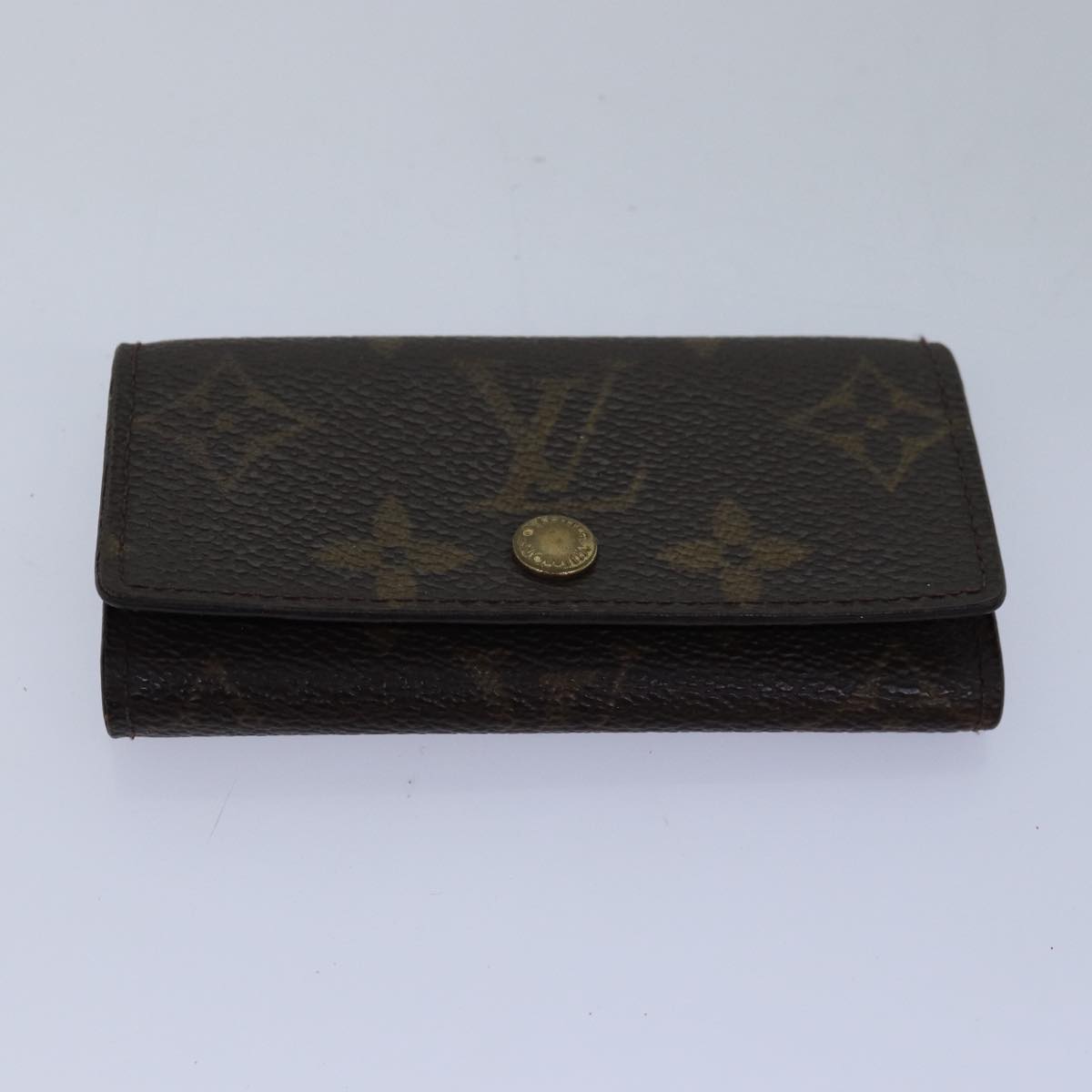 LOUIS VUITTON Monogram Key Case 4Set LV Auth fm3488