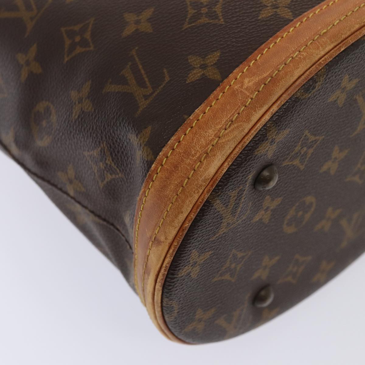 LOUIS VUITTON Monogram Bucket PM Shoulder Bag Vintage M42238 LV Auth fm3498