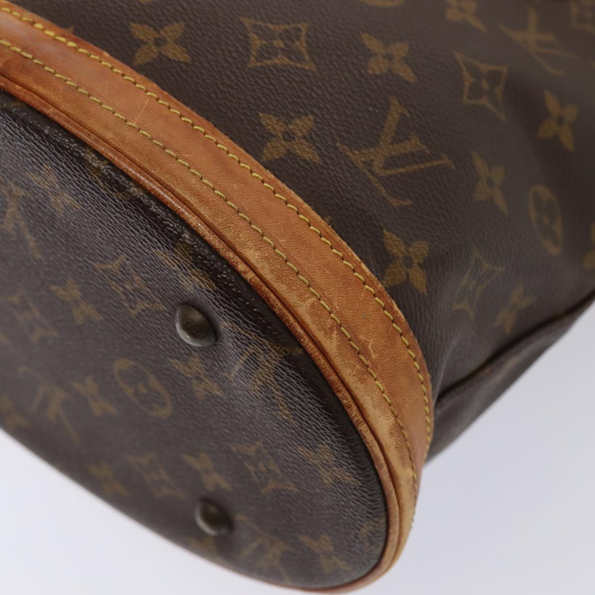 LOUIS VUITTON Monogram Bucket PM Shoulder Bag Vintage M42238 LV Auth fm3498