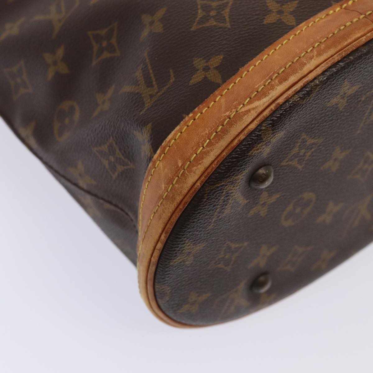 LOUIS VUITTON Monogram Bucket PM Shoulder Bag Vintage M42238 LV Auth fm3498