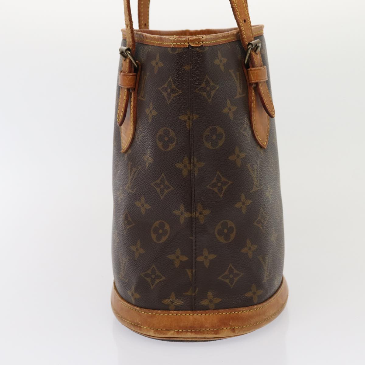 LOUIS VUITTON Monogram Bucket PM Shoulder Bag Vintage M42238 LV Auth fm3498