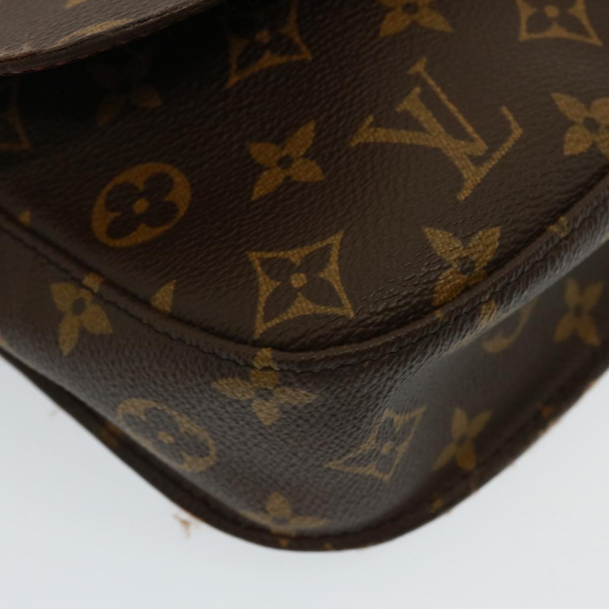 LOUIS VUITTON Monogram Saint Cloud MM Shoulder Bag M51243 LV Auth fm3499