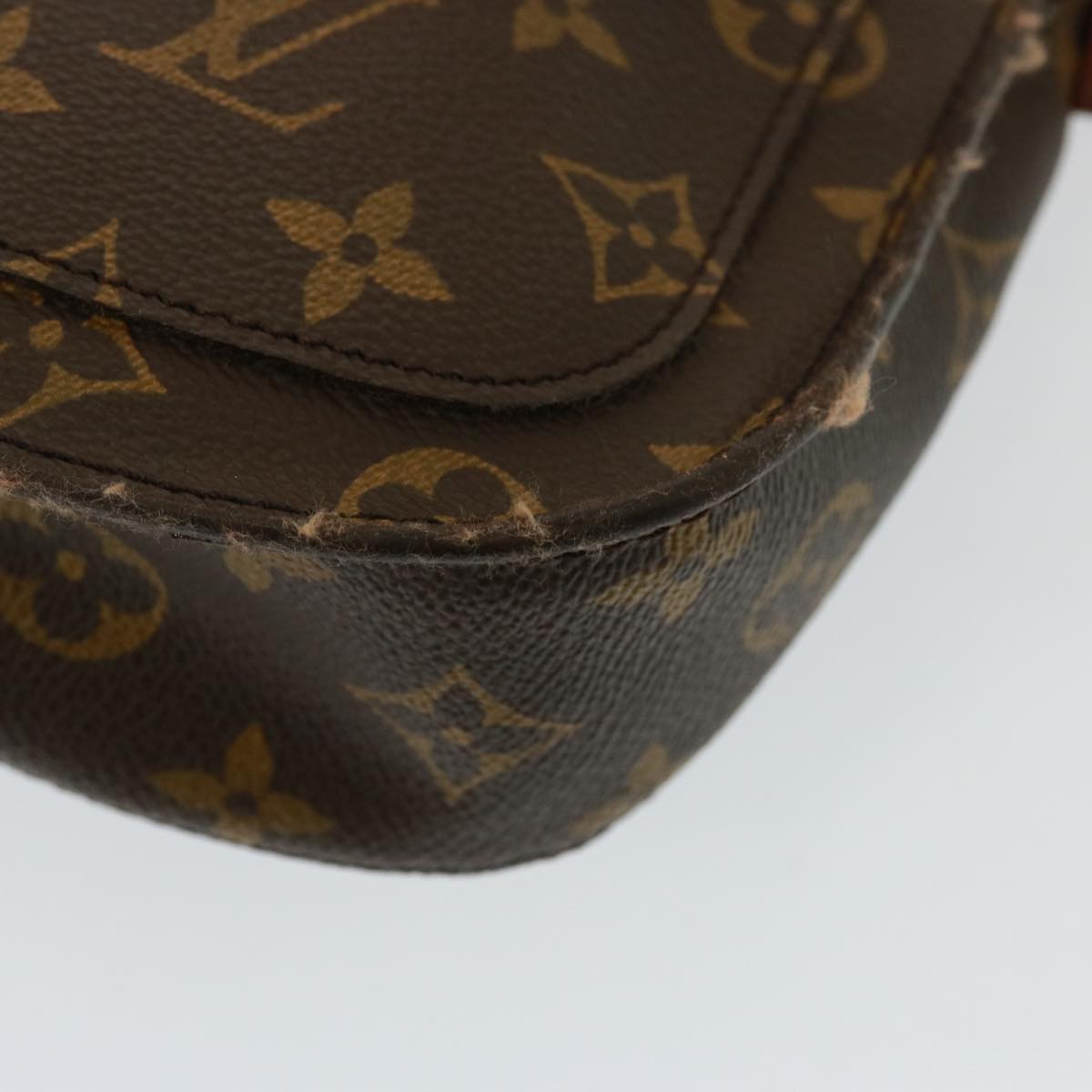 LOUIS VUITTON Monogram Saint Cloud MM Shoulder Bag M51243 LV Auth fm3499