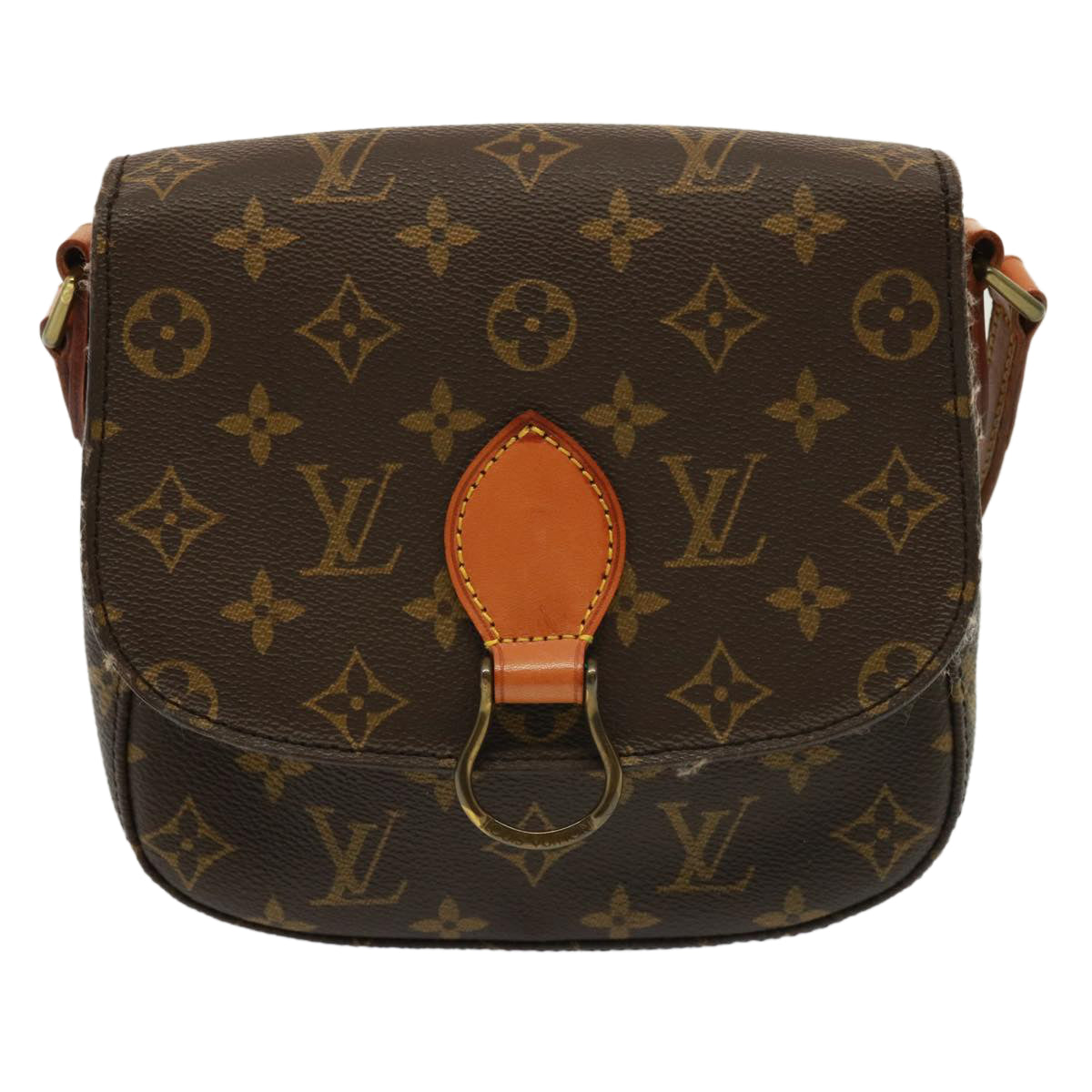 LOUIS VUITTON Monogram Saint Cloud MM Shoulder Bag M51243 LV Auth fm3499