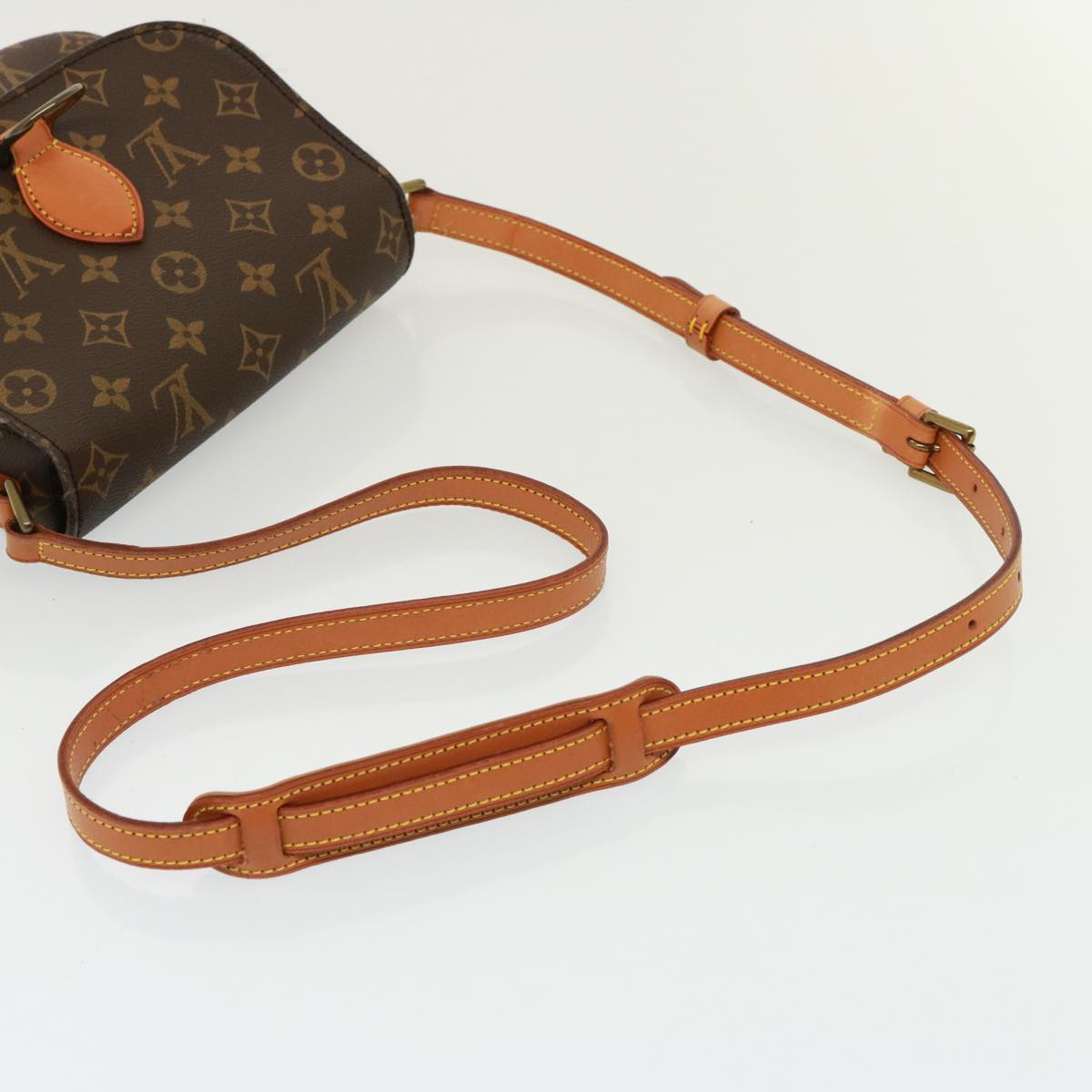 LOUIS VUITTON Monogram Saint Cloud MM Shoulder Bag M51243 LV Auth fm3499