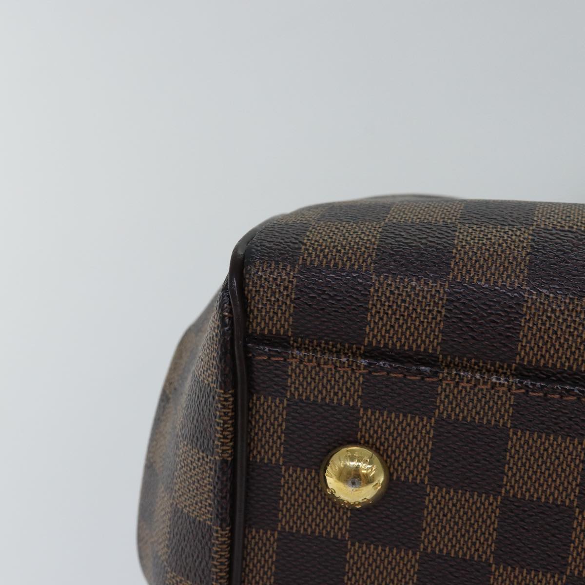 LOUIS VUITTON Damier Ebene Trevi GM Hand Bag 2way N51998 LV Auth fm3530A