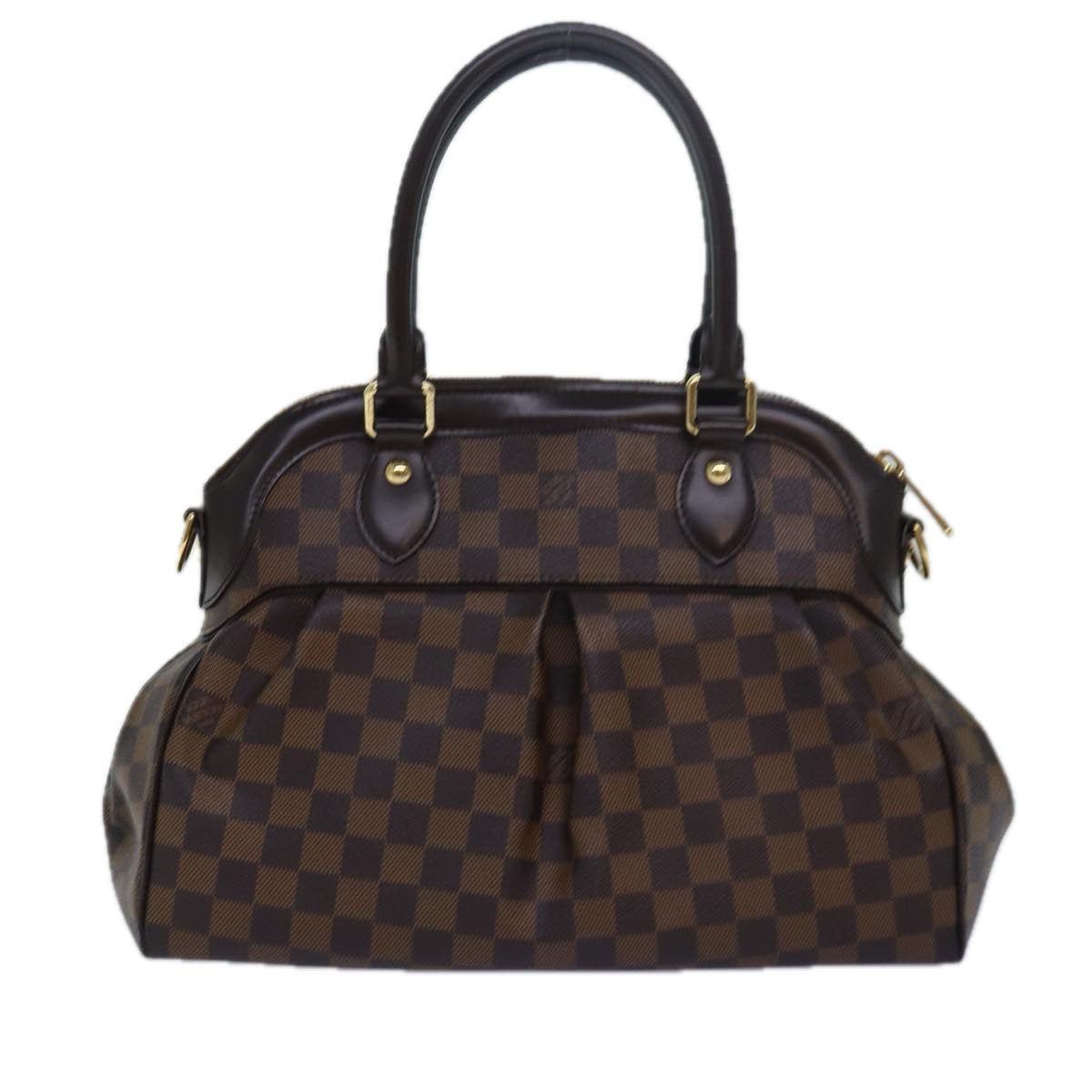 LOUIS VUITTON Damier Ebene Trevi GM Hand Bag 2way N51998 LV Auth fm3530A - 0