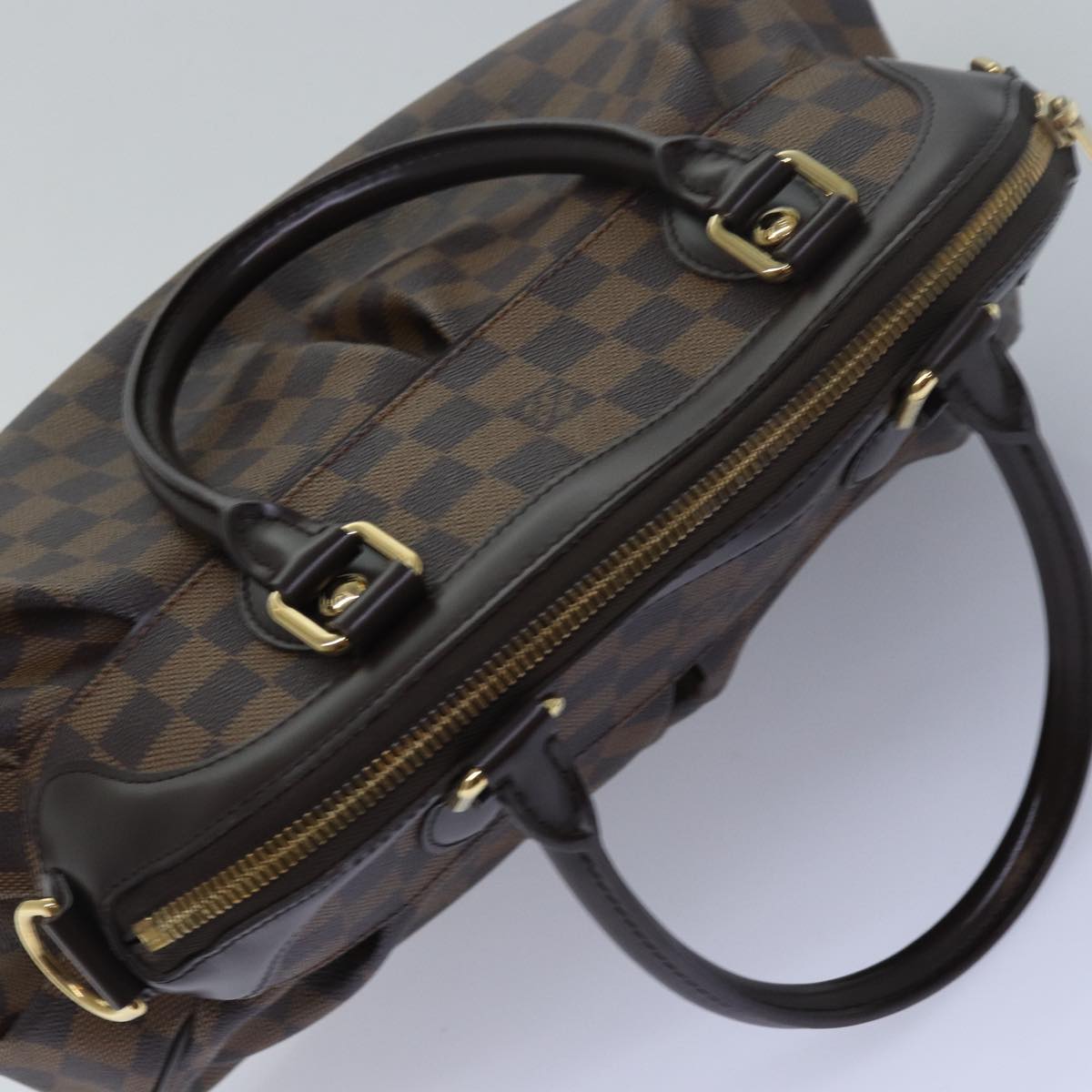 LOUIS VUITTON Damier Ebene Trevi GM Hand Bag 2way N51998 LV Auth fm3530A