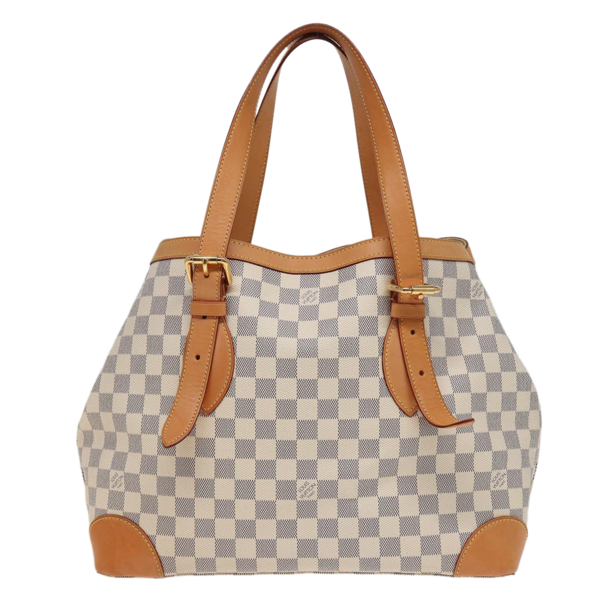 LOUIS VUITTON Damier Azur Hampstead MM Tote Bag N51206 LV Auth fm3531A - 0