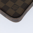 LOUIS VUITTON Damier Ebene Pochette Felice Shoulder Wallet N63032 Auth fm3540SM-15