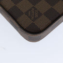 LOUIS VUITTON Damier Ebene Pochette Felice Shoulder Wallet N63032 Auth fm3540SM-16