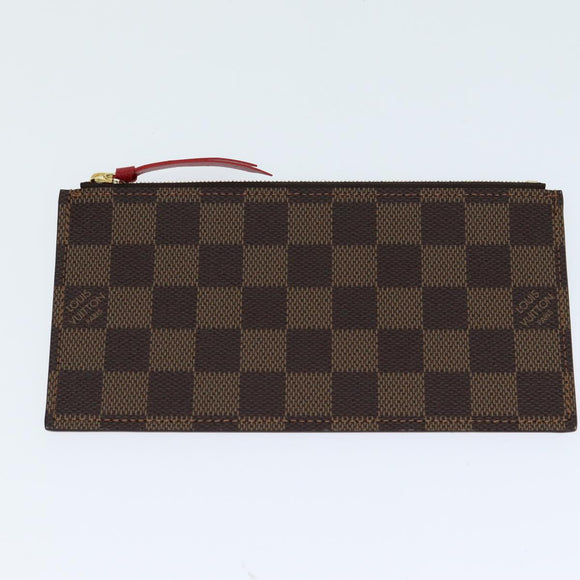 LOUIS VUITTON Damier Ebene Pochette Felice Shoulder Wallet N63032 Auth fm3540SM