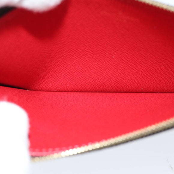 LOUIS VUITTON Damier Ebene Pochette Felice Shoulder Wallet N63032 Auth fm3540SM