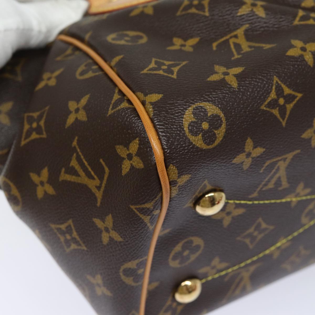 LOUIS VUITTON Monogram Tivori PM Hand Bag M40143 LV Auth fm3550A