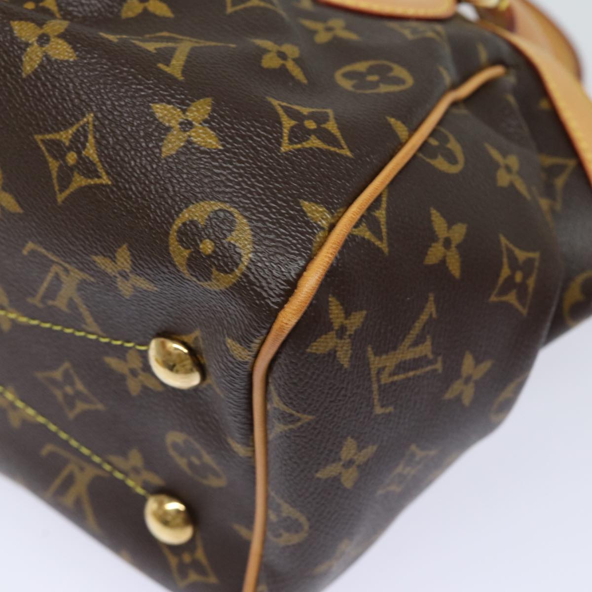 LOUIS VUITTON Monogram Tivori PM Hand Bag M40143 LV Auth fm3550A