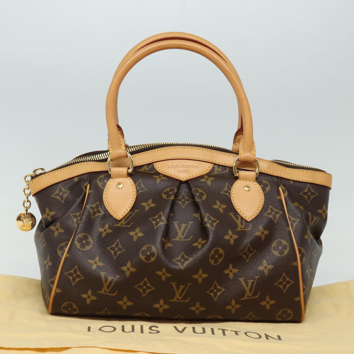 LOUIS VUITTON Monogram Tivori PM Hand Bag M40143 LV Auth fm3550A