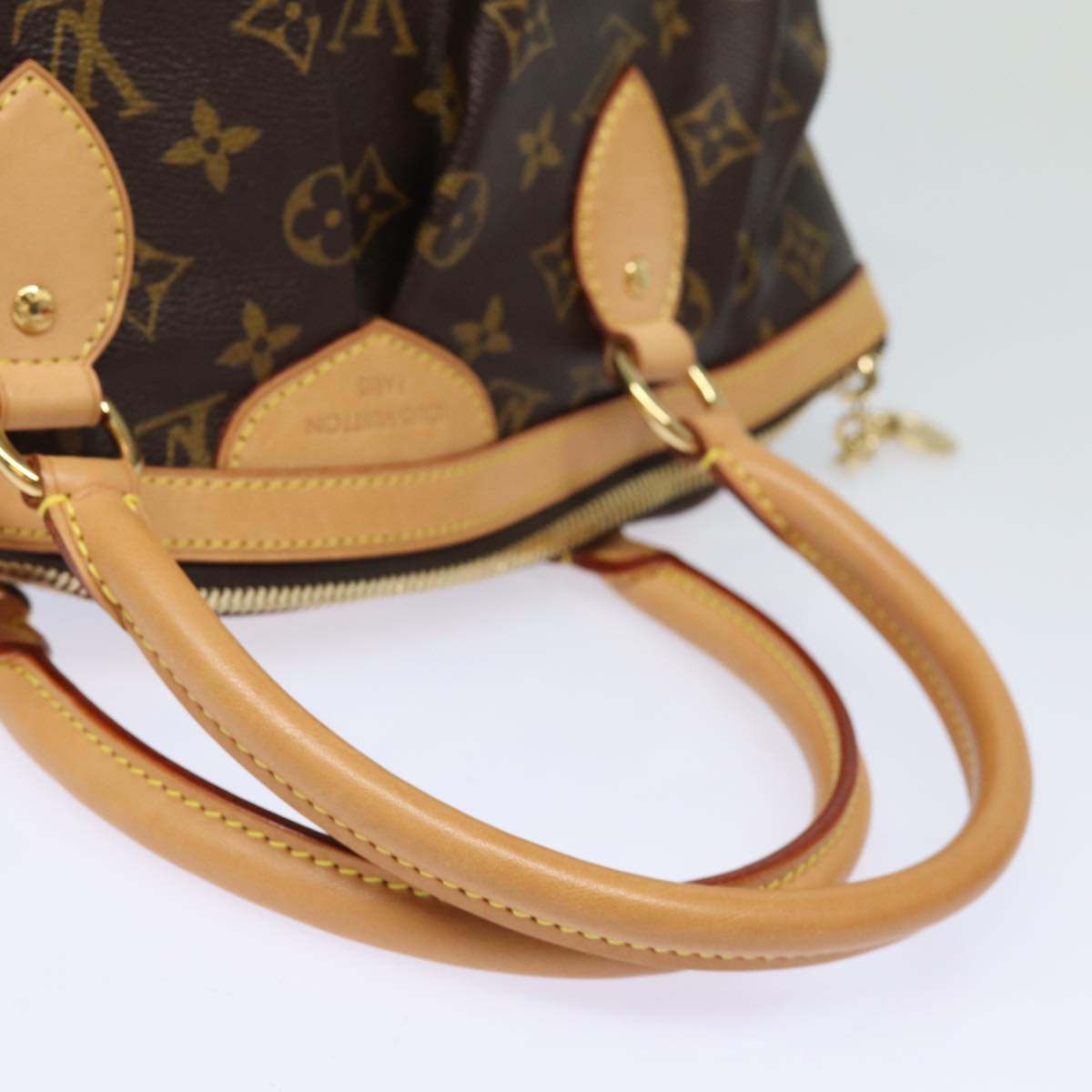 LOUIS VUITTON Monogram Tivori PM Hand Bag M40143 LV Auth fm3550A