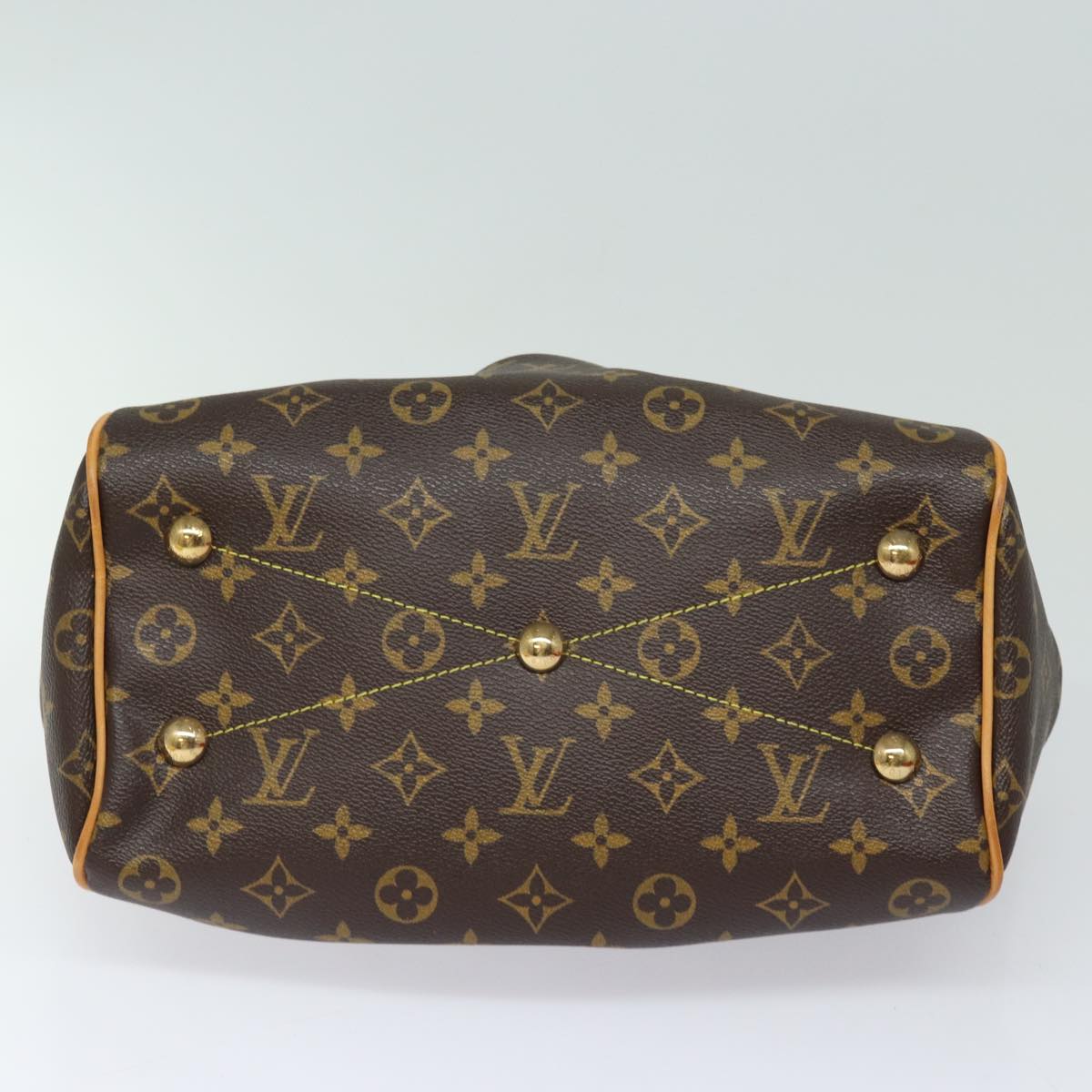 LOUIS VUITTON Monogram Tivori PM Hand Bag M40143 LV Auth fm3550A