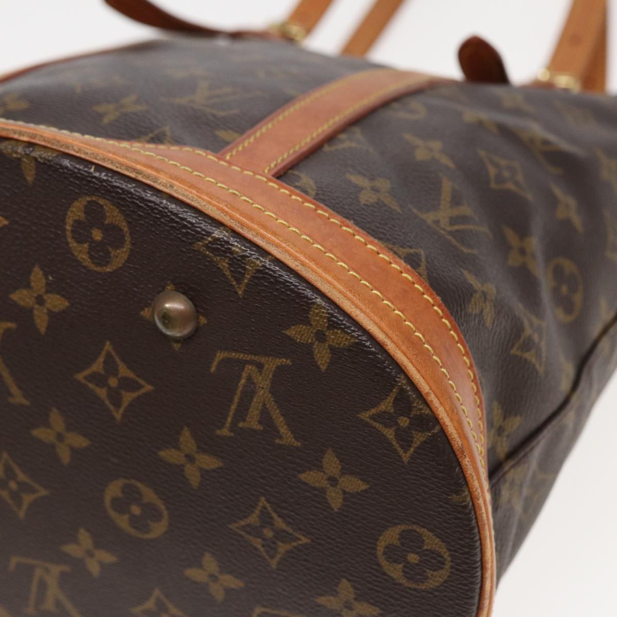 LOUIS VUITTON Monogram Bucket GM Shoulder Bag M42236 LV Auth fm3551