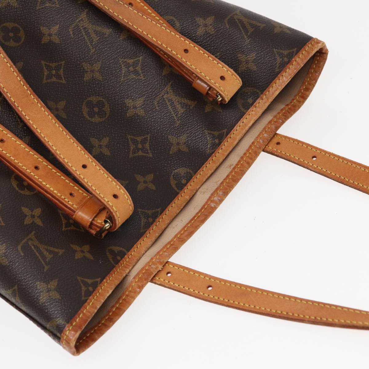 LOUIS VUITTON Monogram Bucket GM Shoulder Bag M42236 LV Auth fm3551