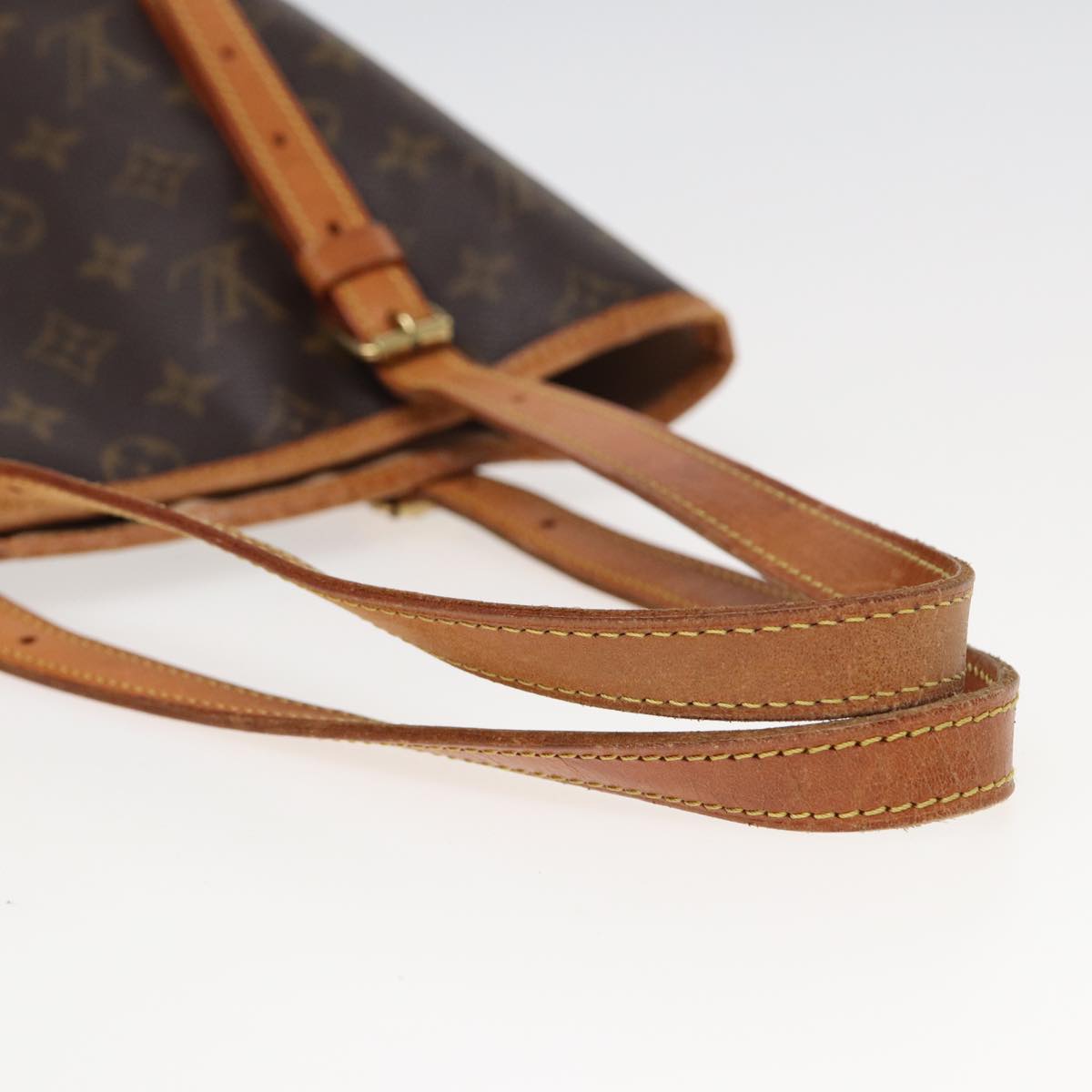 LOUIS VUITTON Monogram Bucket GM Shoulder Bag M42236 LV Auth fm3551