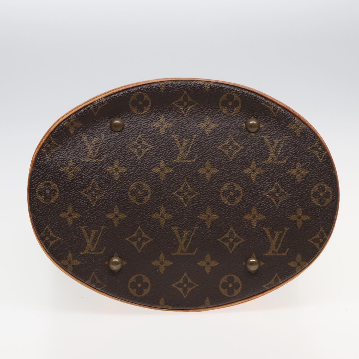 LOUIS VUITTON Monogram Bucket GM Shoulder Bag M42236 LV Auth fm3551