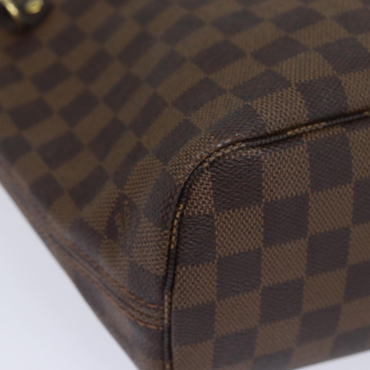 LOUIS VUITTON Damier Ebene Neverfull PM Tote Bag N51109 LV Auth fm3574A