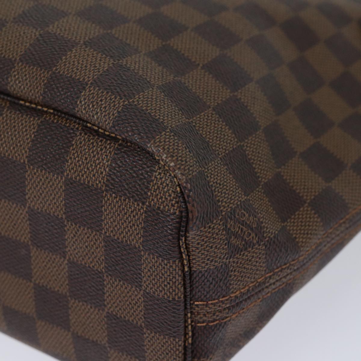 LOUIS VUITTON Damier Ebene Neverfull PM Tote Bag N51109 LV Auth fm3574A