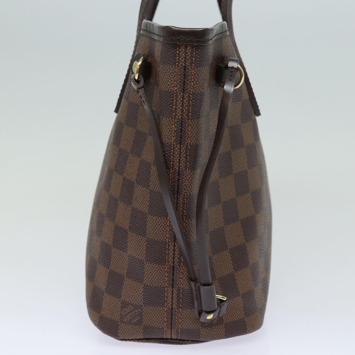 LOUIS VUITTON Damier Ebene Neverfull PM Tote Bag N51109 LV Auth fm3574A