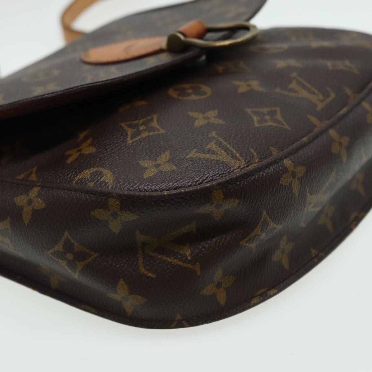 LOUIS VUITTON Monogram Saint Cloud GM Shoulder Bag M51242 LV Auth fm3576